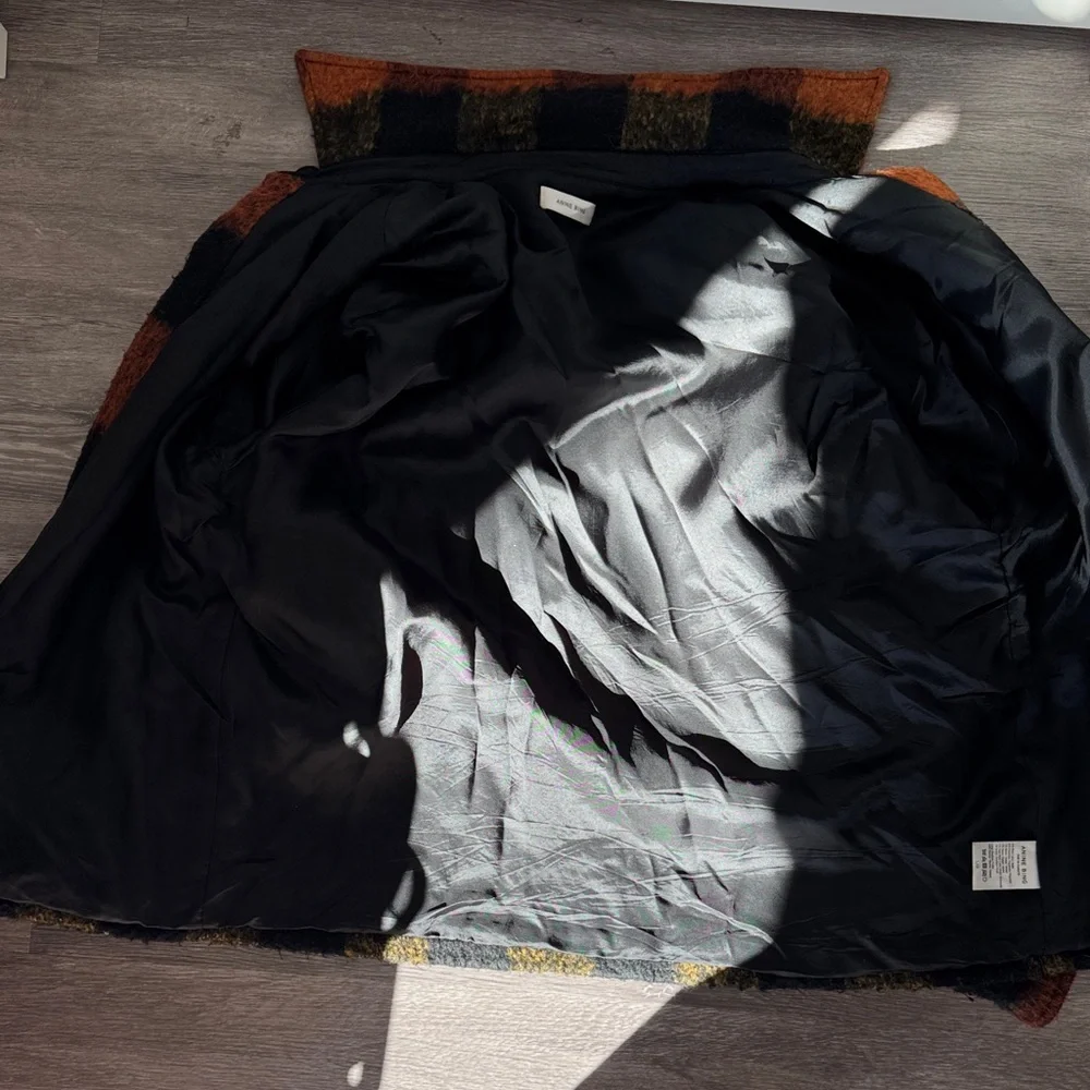 Anine Bing Samone Wool-Blend Trucker Jacket - Picture 11 of 15